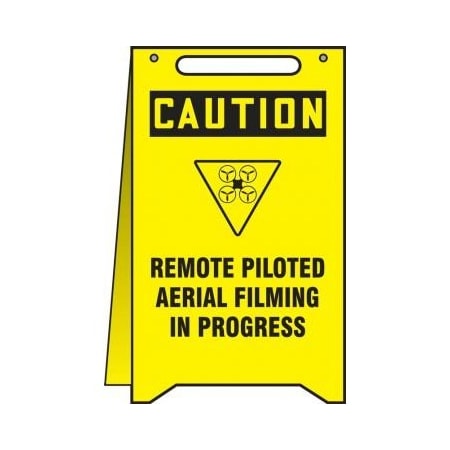 Accuform OSHA CAUTION FOLDUPS FLOOR SIGN PFR608 PFR608